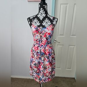 J. Crew Vibrant Sprint Floral Dress Size  4
